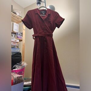 1950s shirt dress